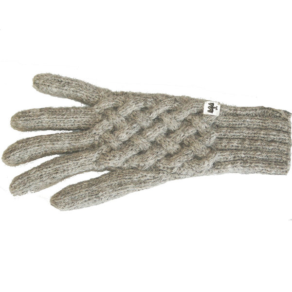 Alpaka Handschuhe Gitternetz
