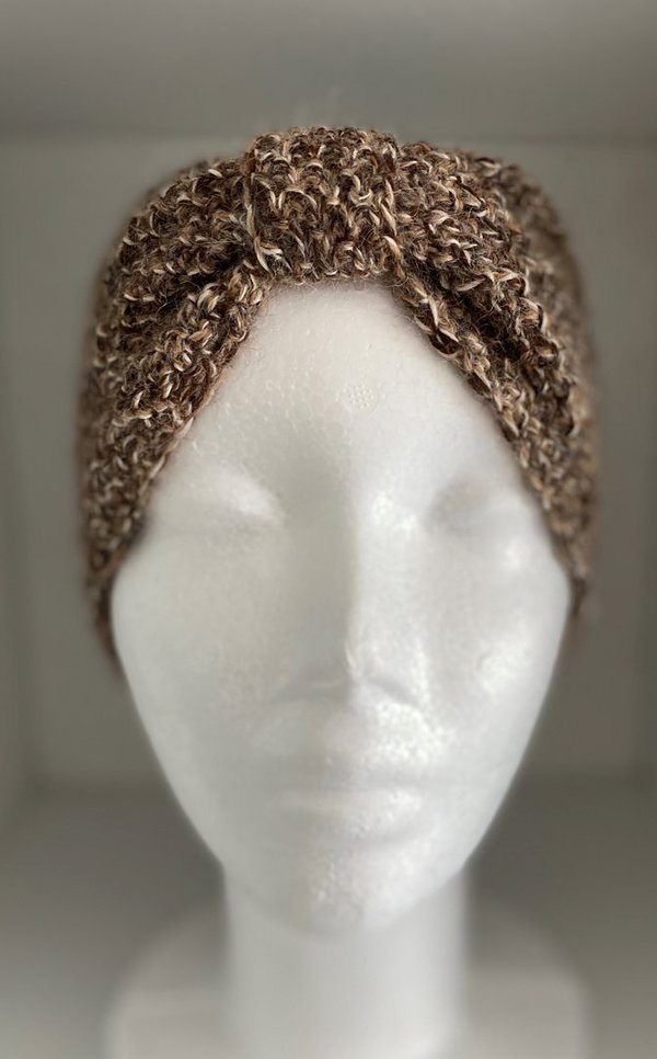 Alpaka Stirnband Schleife Maira |in verschidene Farben | Handarbeit