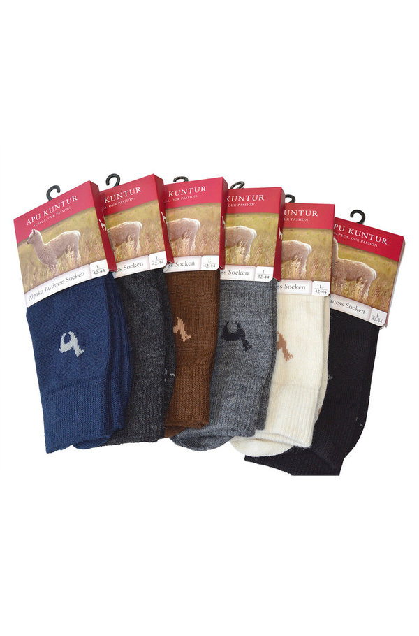 Angebot 3er Pack Alpaka Socken Business