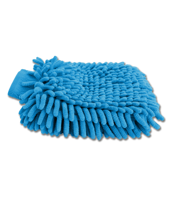 Microsfaser Putzhandschuh - ideal auf der Alpaka Show oder vor der Schur